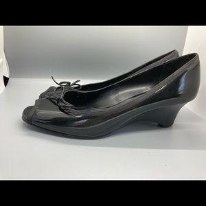 Coldwater Creek Black Shoes Open Toe Size 9
